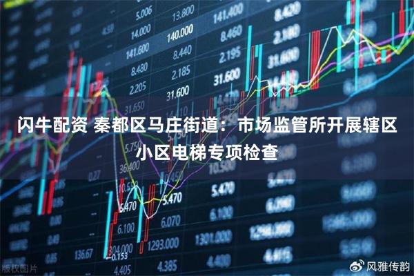 闪牛配资 秦都区马庄街道：市场监管所开展辖区小区电梯专项检查