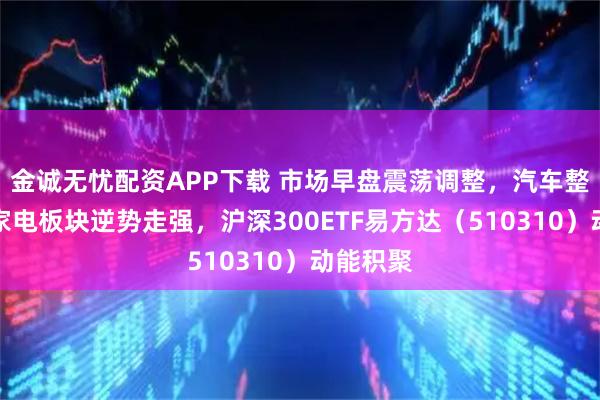 金诚无忧配资APP下载 市场早盘震荡调整，汽车整车、小家电板块逆势走强，沪深300ETF易方达（510310）动能积聚